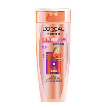 欧莱雅角质顺滑去屑洗发露200ml